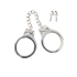 Taboom Bondage Essentials Silver Plated BDSM Handcuffs