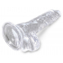 Dildo King Cock Clear z jądrami i przyssawką 10,2cm