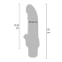 ToyJoy Get Real Gold Dicker Stim Vibrator 22 cm