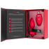 Vibrating Heart Plug M/L Red