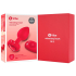 Vibrating Heart Plug M/L Red