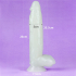 Dildo z przyssawką świecące w ciemności 26 cm Lovetoy