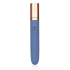 Travel Vibrator with Lube Compartment and Pump - Blue Horizon