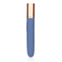 Travel Vibrator with Lube Compartment and Pump - Blue Horizon