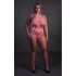 Body with Grecian Neckline - Plus Size - Neon Pink
