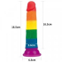 Prider Dildo 7.0\' Colorful