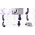 Yumi - Triple Motor G-Spot Finger Motion Vibrator and Flickering Tongue Stimulator - Purple