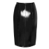 Vinyl Skirt Zip black L