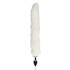 Fox Tail with Metal Butt Plug - White