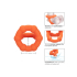 CalExotics Alpha Liquid Silicone All Star Ring