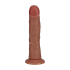 Vibrating Regular Curved Cock - 6 / 15,5 cm - Tan