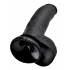 King Cock Dildo z jądrami 23cm Czarna maczuga