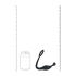 Silicone Cockring with Prostate Stimulator - M - Black