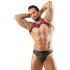 Men\'s Chest Harness red S-XL