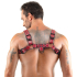 Men\'s Chest Harness red S-XL