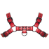 Men\'s Chest Harness red S-XL