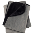 Faux Fur Fascinator Grey/Black