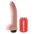 Tryskający wibrator King Cock 23cm ze spermą