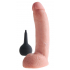 Tryskający wibrator King Cock 23cm ze spermą