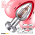Dimpor Chrome Anal Plug with Vibration and Magnetic USB Size S