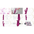 Mika - Triple Motor - Vibrating Rabbit with Innovative G-Spot Flapping Stimulator - Pink