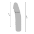 ToyJoy Get Real Gold Dicker Original Vibrator 20 cm
