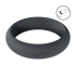 Wide O Silicone Cockring - XL - 50mm - Black