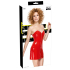 Vinyl Dress red S