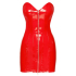 Vinyl Dress red S