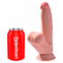 Dildo Jak żywe 3D z przyssawką 17,8 cm King Cock