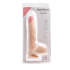 Simple Pleasure dildo cyberskóra kolor cielisty 23 cm