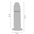ToyJoy Get Real Silicone Foreskin Dong 19 cm