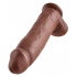 Realistyczne Dildo King Cock brązowe dł. 30,5cm