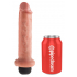 Dildo naturalne z funkcją wytrysku 22 cm King Cock