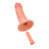 Realistic dildo Caliber 18/6 , PVC, flesh, length 18cm, diameter 6cm