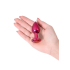 Red anal plug TOYFA Metal with a red colored gem