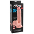 Dildo naturalne 3D z przyssawką 22,9 cm King Cock