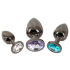 ANOS Metal Butt Plug Set Diamo