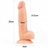 Dildo cyberskóra z mocną przyssawką 20 cm Lovetoy