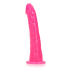 Slim Realistic Dildo with Suction Cup - Glow in the Dark - 6\'\' / 15,5 cm