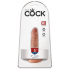 Elastyczne Dildo King Cock cieliste dł. 14cm