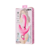 JOS Vibrator with clitoral stimulator JOS Twistme, silicone, pink, 19.5 cm