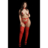 Jingle Glitter Nipple Stickers and Stockings - Plus Size