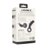 Vibrating Beaded Silicone Prostate Massager with Loop - Black