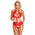 Suspender set red S/M