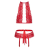 Suspender set red S/M