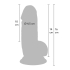 Realistic Dildo PVC 14 cm