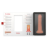 ONINDER - LARGE BOGOTÁ VIBRATOR DILDO 9 SPEEDS NATURAL 22 CM -O- 4.5 CM - FREE APP