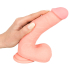 Silikonowe dildo medyczne z silną przyssawką 20cm