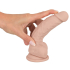 Dildo elastyczne silikonowe żylaste 18cm M